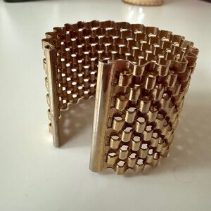 Gold Textured Bracelet